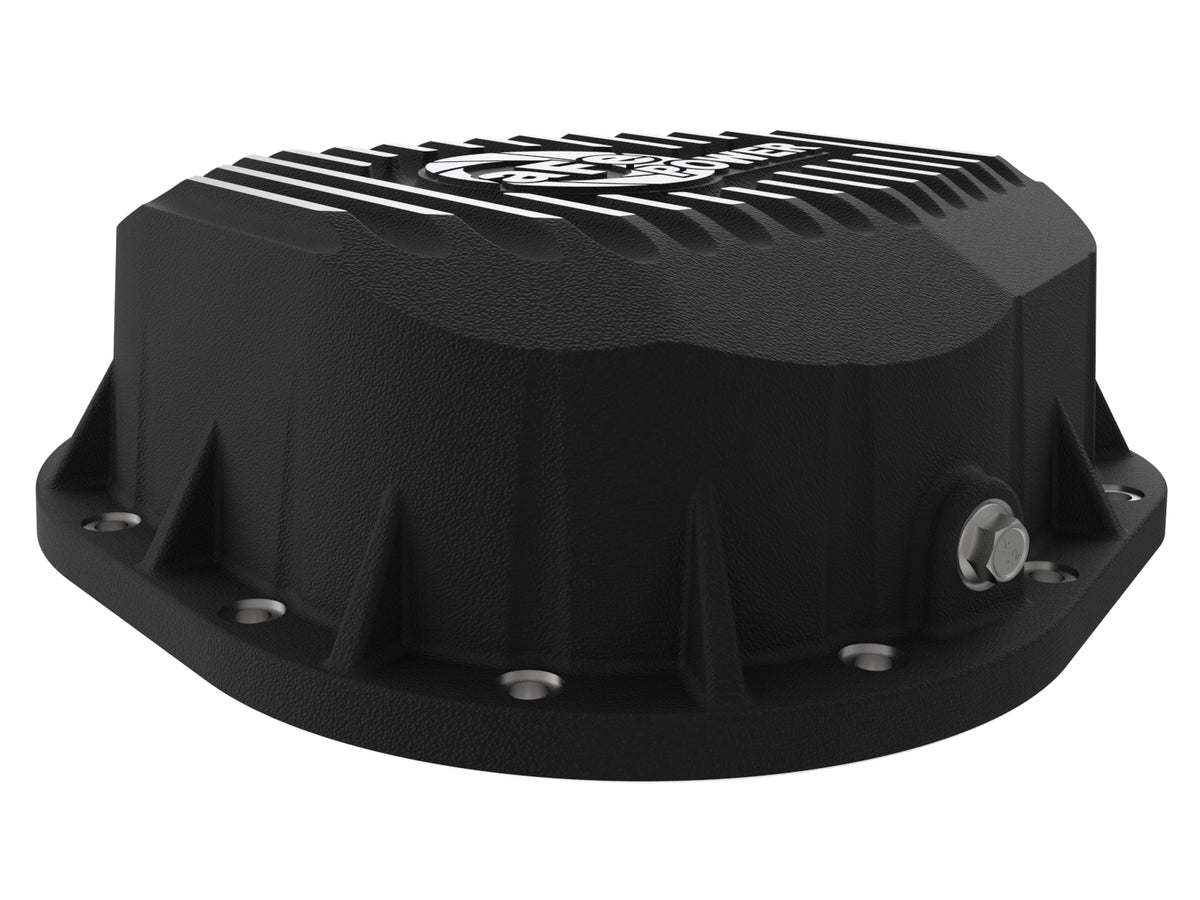 aFe Front & Rear Differential Cover Package w/ Oil - Ford 2017-2022 6.7L - Cover Bolt Hole Quantity 10/12