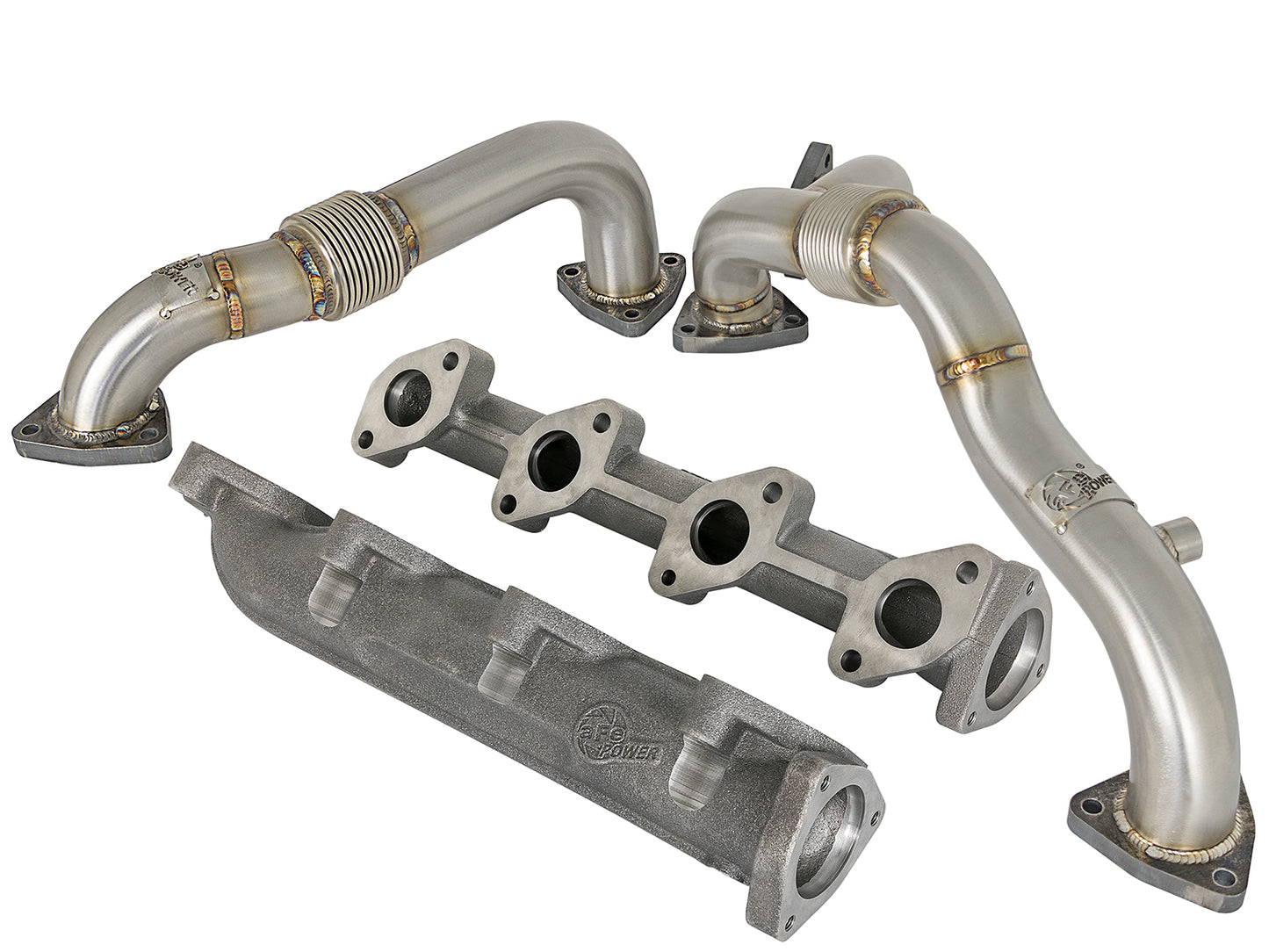 aFe Twisted Steel 304 Stainless Steel Performance Package - Ford 2008-2010 6.4L