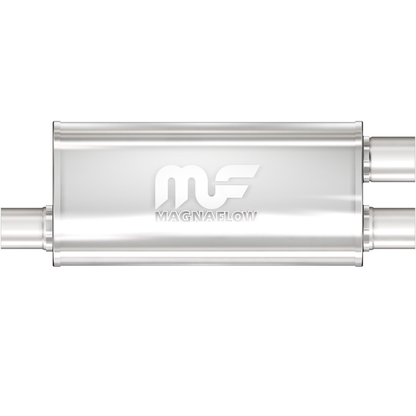 MagnaFlow 3 in/2.5 in Offset/Dual; 5 in x 18 in x 8 in Body Muffler 12267