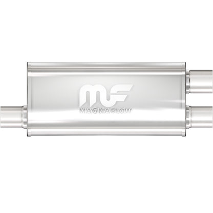MagnaFlow 3 in/2.5 in Offset/Dual; 5 in x 18 in x 8 in Body Muffler 12267