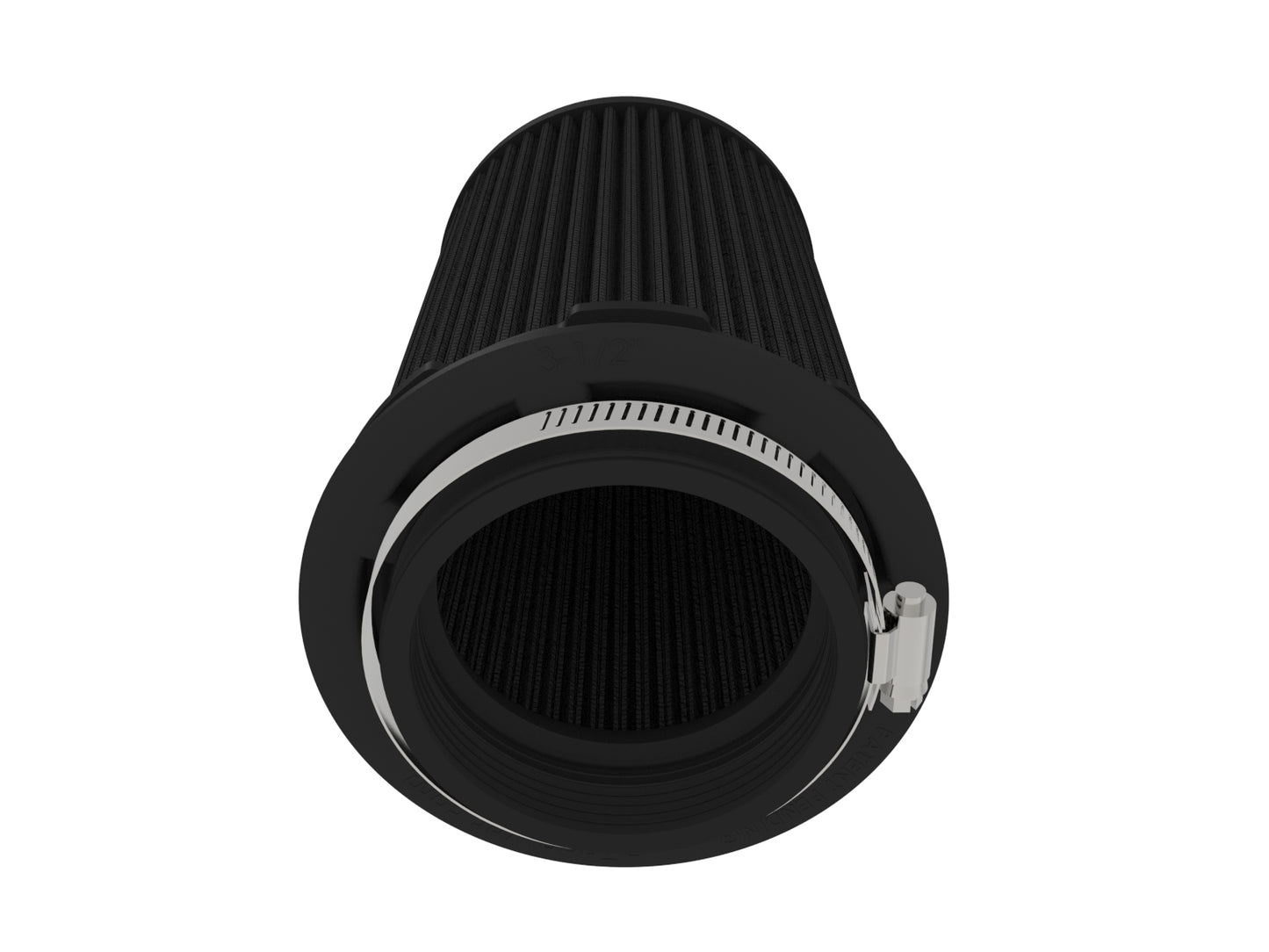 aFe Momentum Intake Replacement Air Filter w/ Black Pro 5R Media - Flange Inside Diameter 3.5 in, Base Diameter 5 in
