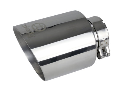 aFe Takeda 304 Stainless Steel Clamp-on Exhaust Tip Polished - 49T25454-P07