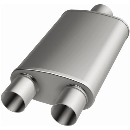 MagnaFlow 3 in/2.25 in Center/Dual; 4 in x 14 in x 9 in Body Muffler 13278