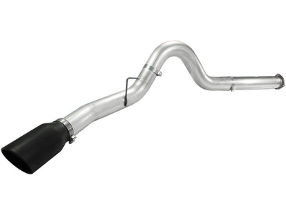 aFe ATLAS 5 IN Aluminized Steel DPF-Back Exhaust System w/Black Tip - Ford 2011-2014 6.7L