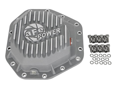 aFe Street Series Rear Differential Cover Raw w/ Machined Fins - Ford 2017-2023 6.7L - Axle Type Dana M275