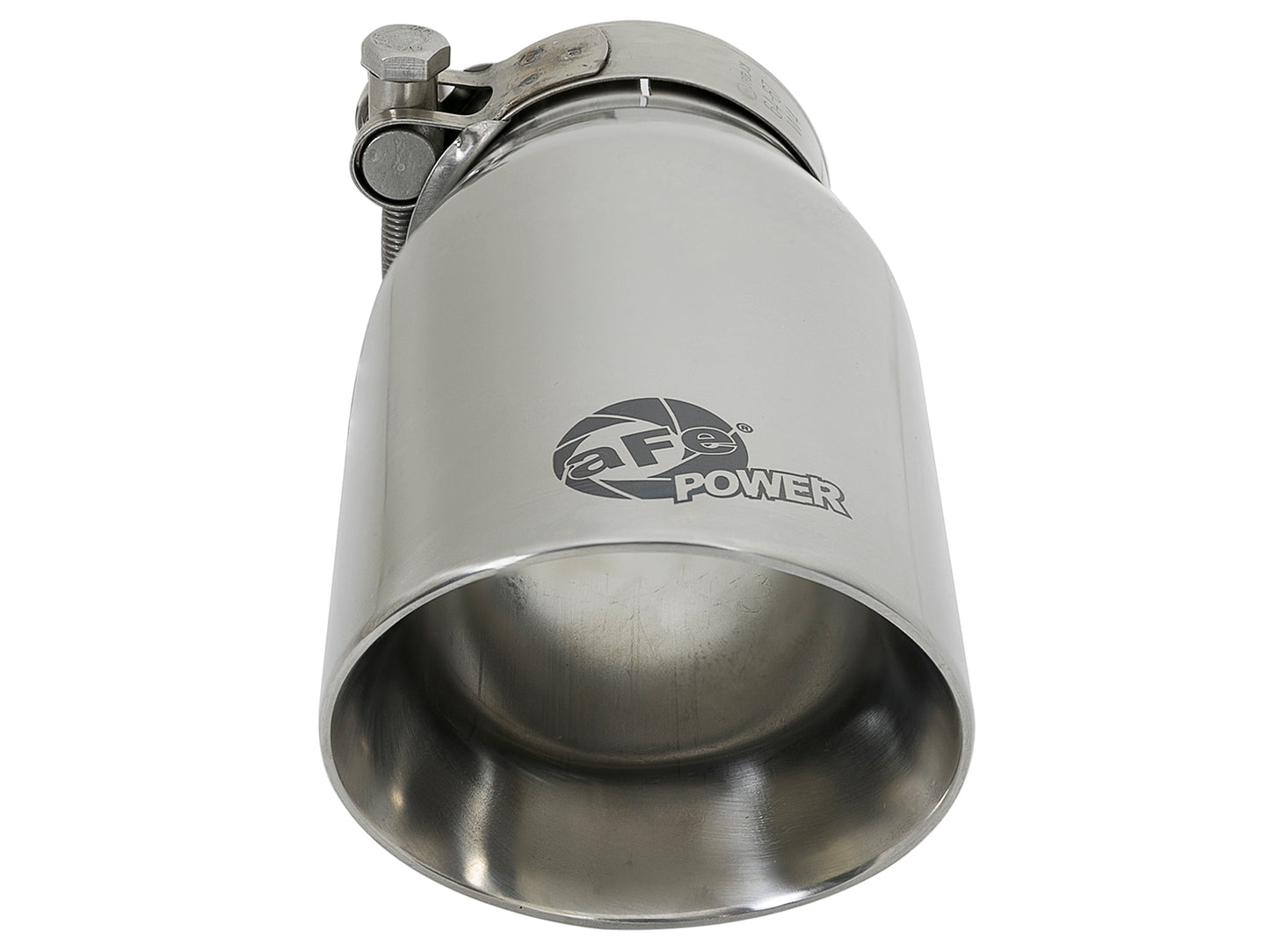 aFe MACH Force-Xp 304 Stainless Steel Clamp-on Exhaust Tip Polished - 49T25354-P07