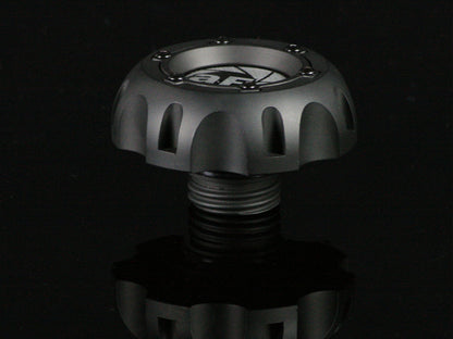 aFe Machined Billet Aluminum Oil Fill Cap - Matte Black - Dodge/Ram 2003-2014 5.9L/6.7L