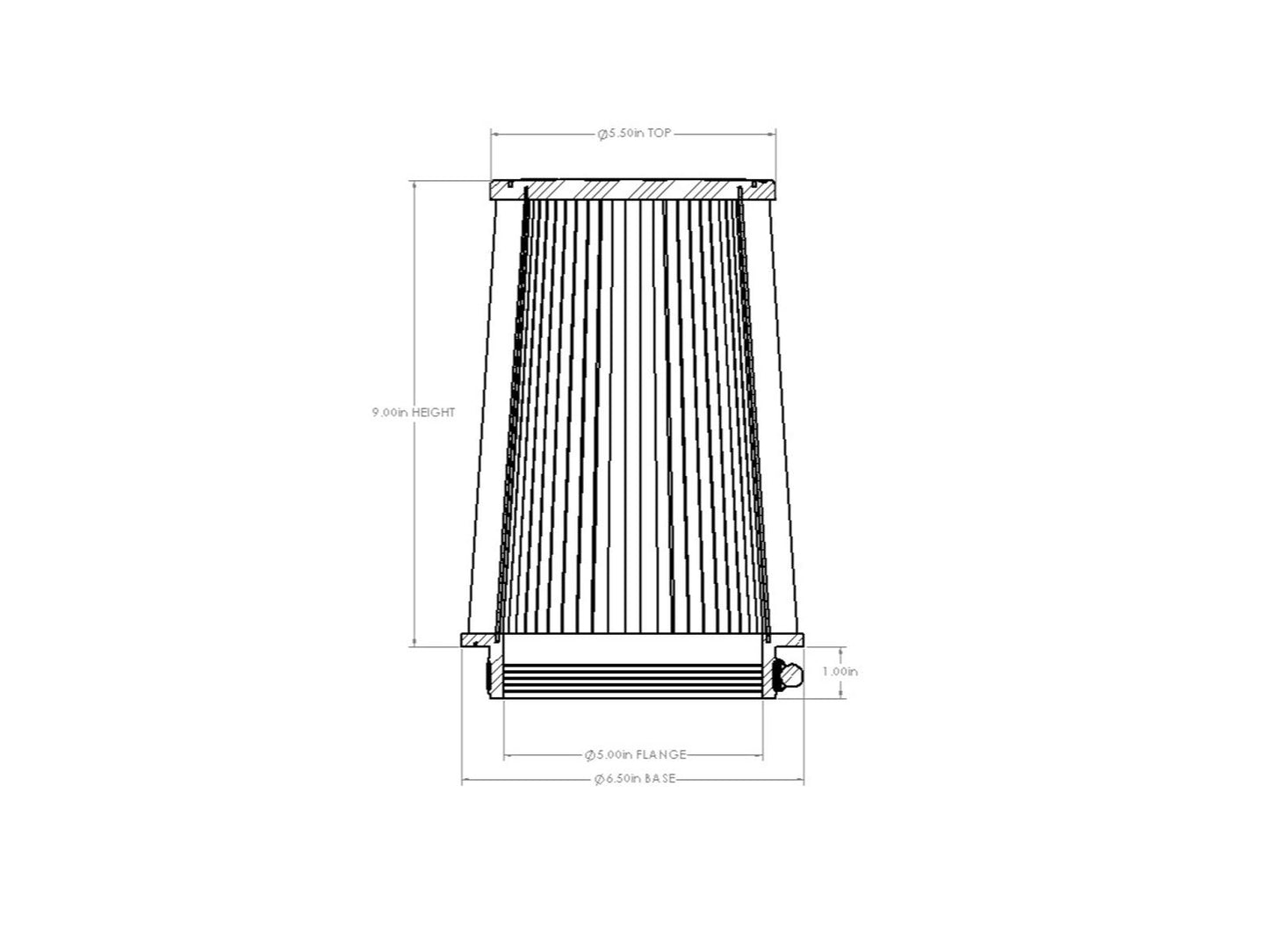 aFe Magnum FORCE Intake Replacement Air Filter w/ D2 Dura-Dry Media - 21-90049V