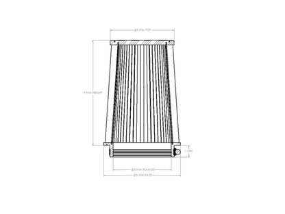 aFe Magnum FORCE Intake Replacement Air Filter w/ D2 Dura-Dry Media - 21-90049V