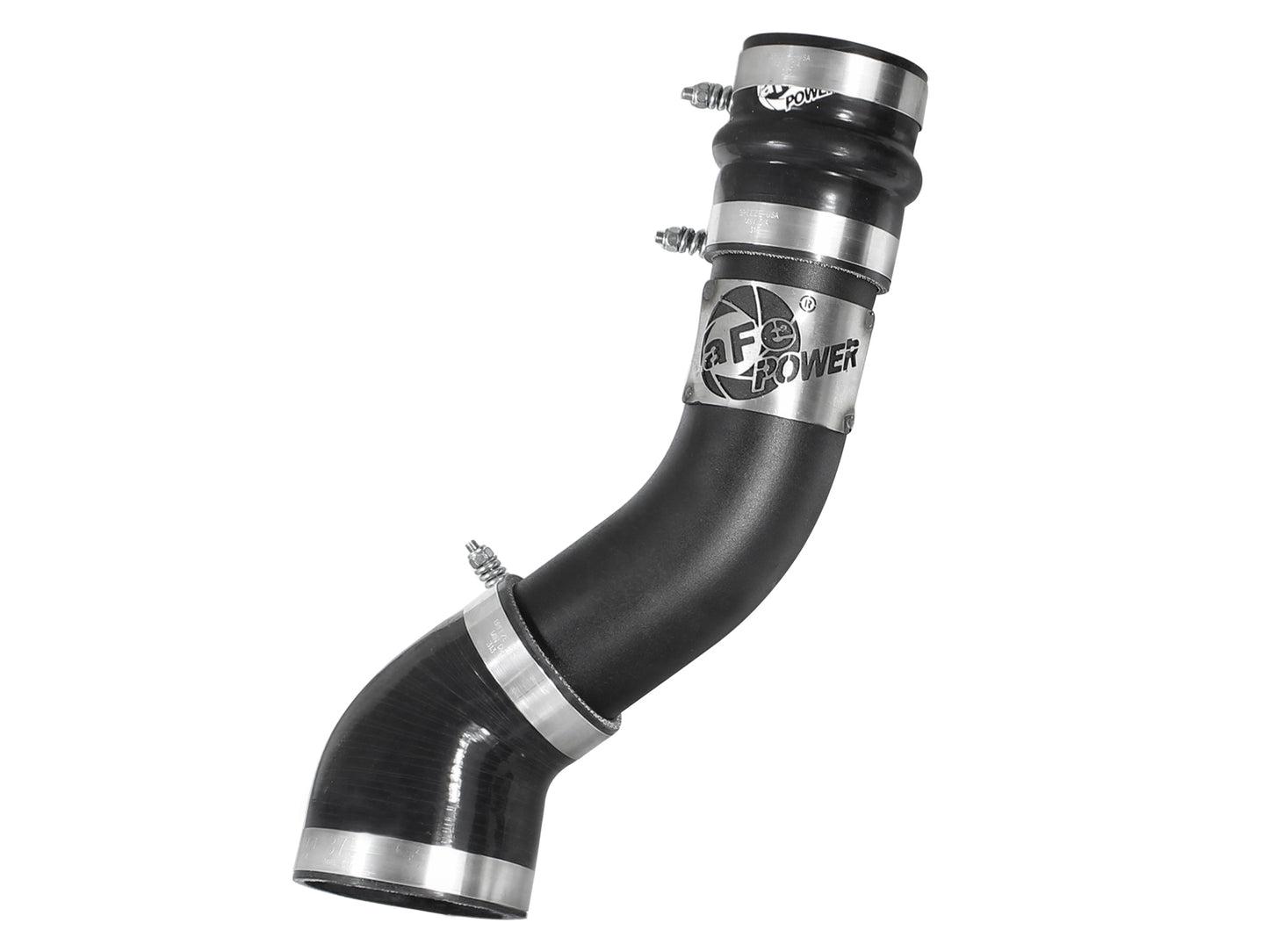 aFe BladeRunner 3 IN Aluminum Hot Charge Pipe Black - Dodge 1994-2002 5.9L