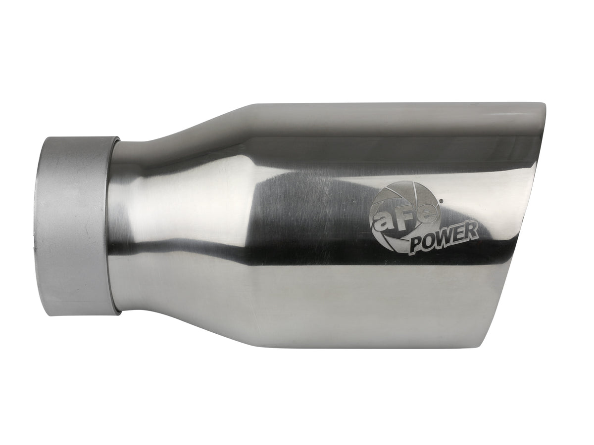 aFe MACH Force-Xp 304 Stainless Steel Clamp-on Exhaust Tip Polished - 49T30454-P093