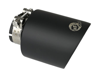 aFe MACH Force-Xp 304 Stainless Steel Clamp-on Exhaust Tip Black Velvet