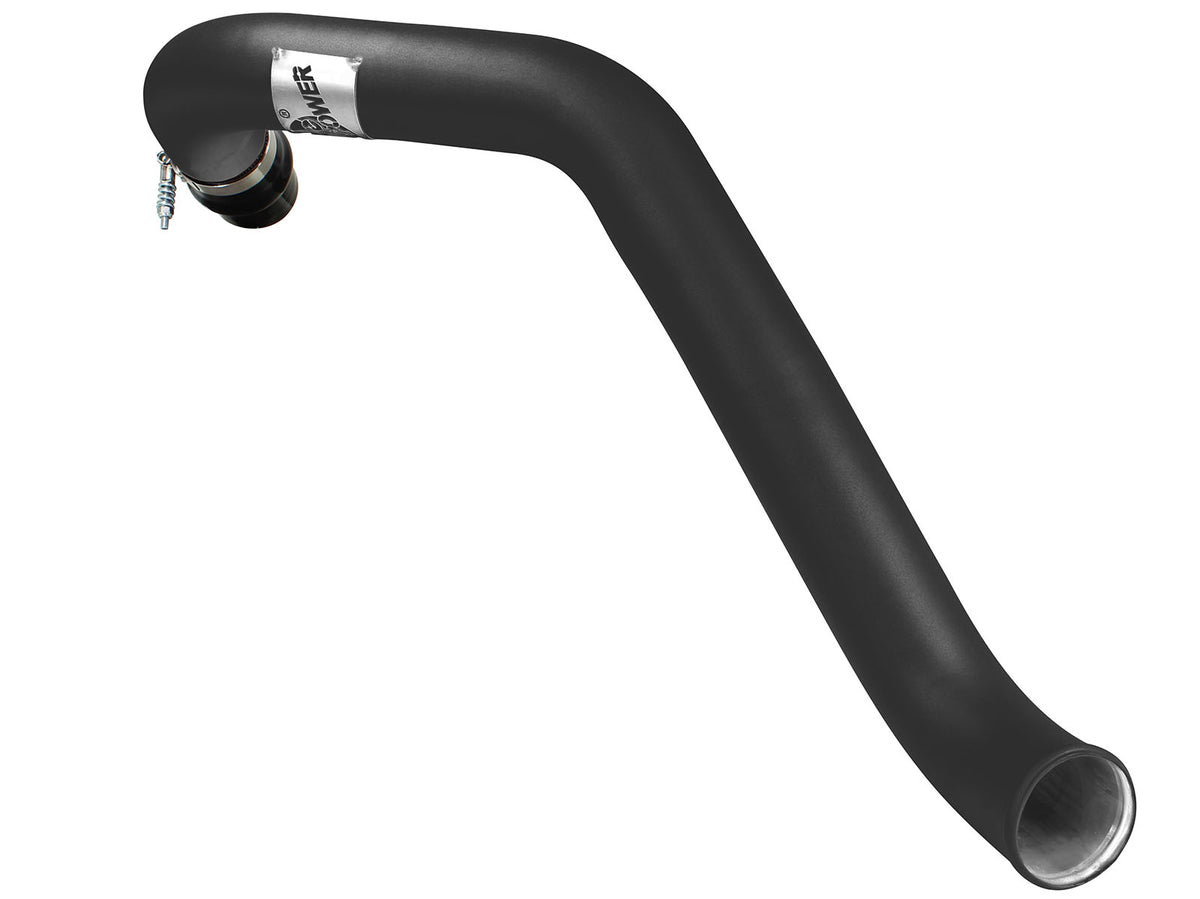aFe BladeRunner 3 IN Aluminum Hot Charge Pipe Black - Chevy/GMC 2001-2004 6.6L