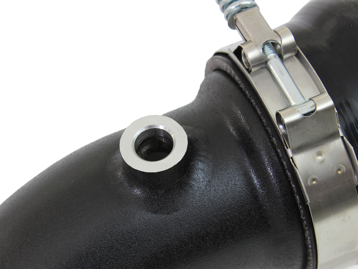 aFe BladeRunner 3 IN Aluminum Cold Charge Pipe Black - Ford 2011-2016 6.7L