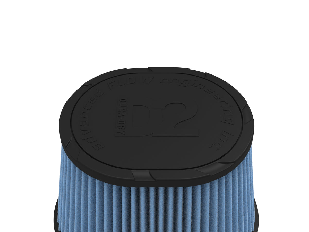 aFe Magnum FORCE Intake Replacement Air Filter w/ D2 Dura Dry Media - Flange Inside Diameter 4 in, Height 6.13 in