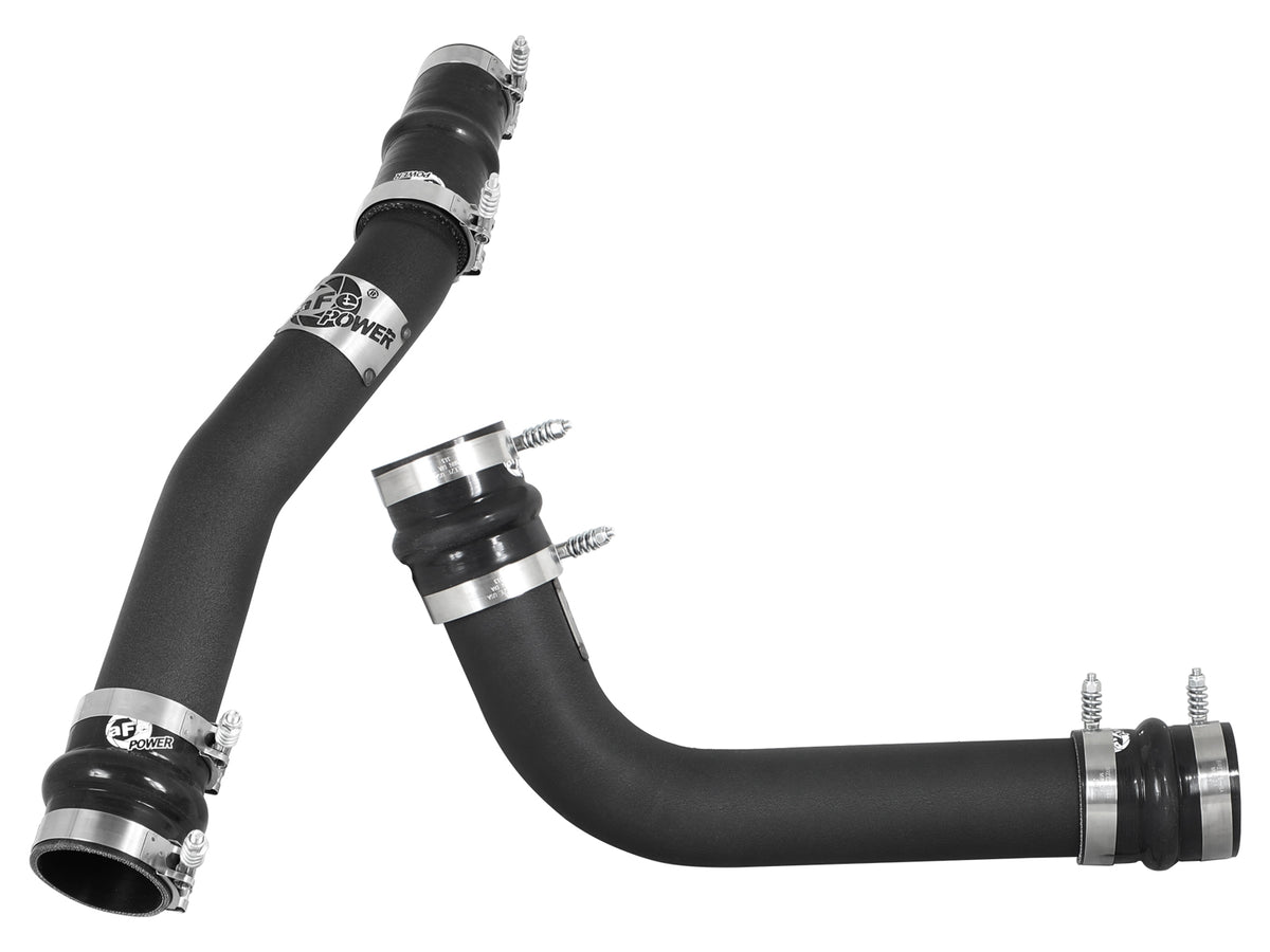 aFe BladeRunner 3 IN Aluminum Hot and Cold Charge Pipe Kit Black - Dodge 2003-2007 5.9L