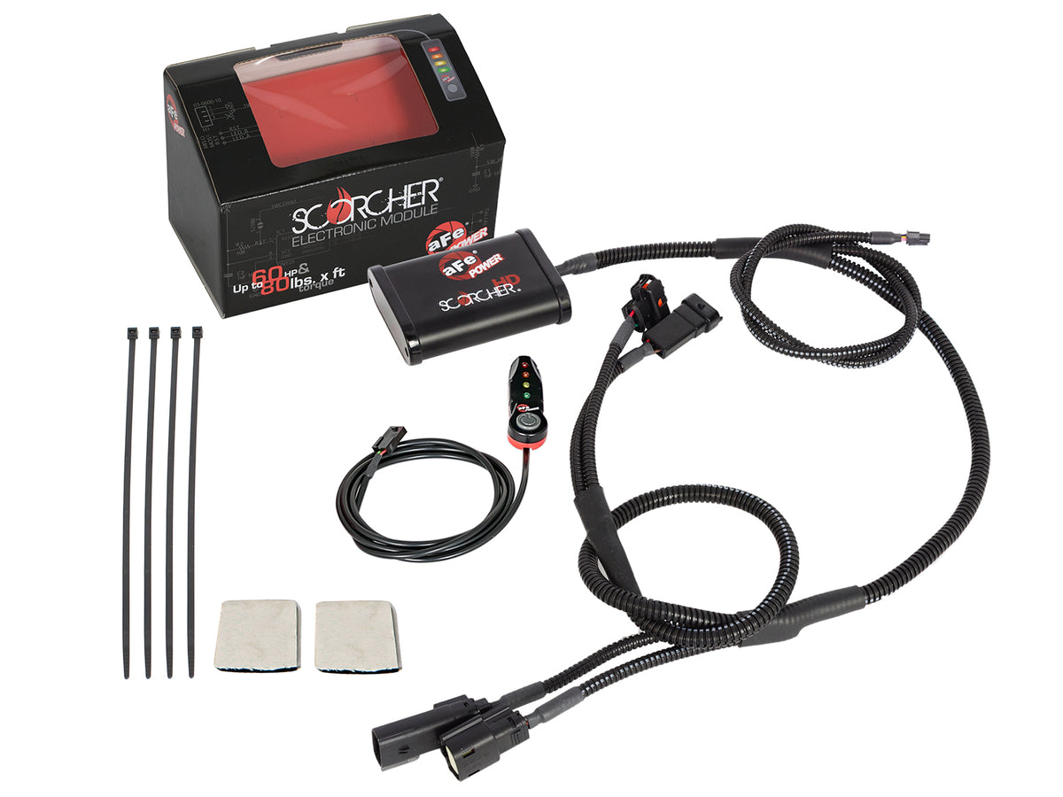 aFe SCORCHER HD Plug and Play Power Module with Remote - Ford 2011-2016 6.7L