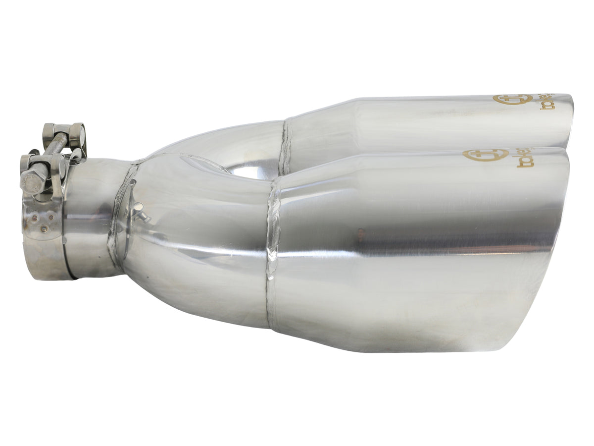 aFe Takeda 304 Stainless Steel Clamp-on Exhaust Tip Polished - 49T25484-P122