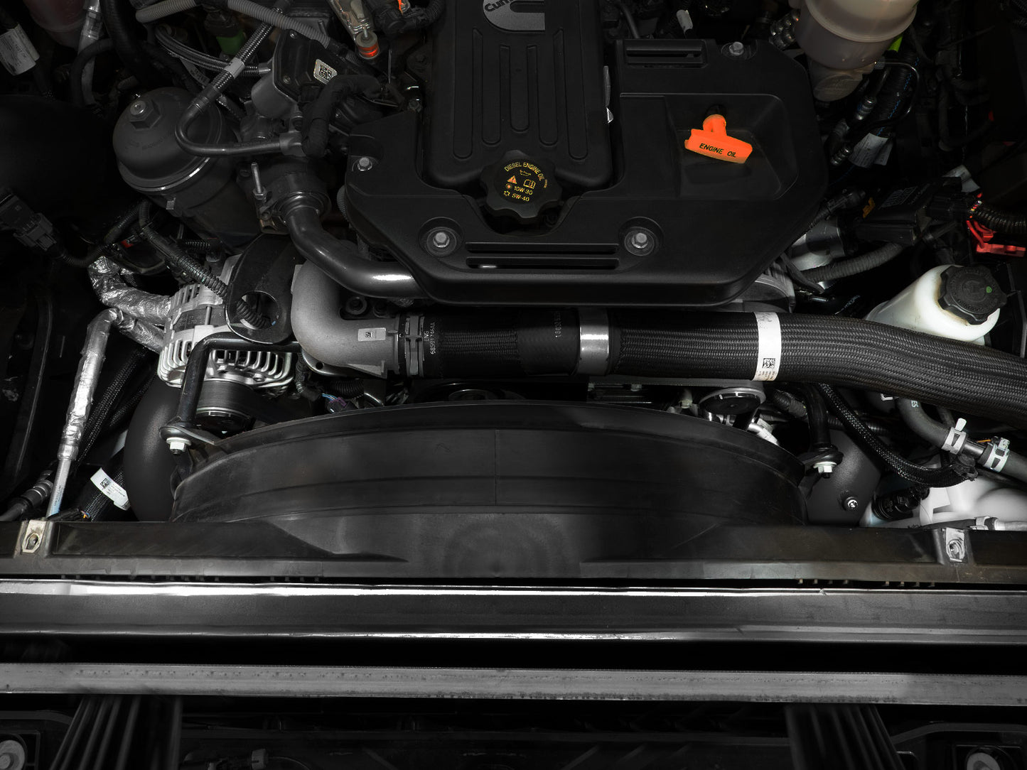 aFe BladeRunner Aluminum Hot and Cold Charge Pipe Kit Black - Ram 2025-2026 6.7L - Black