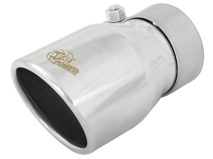 aFe MACH Force-Xp 304 Stainless Steel Clamp-on Exhaust Tip Polished - 49T25354-P06
