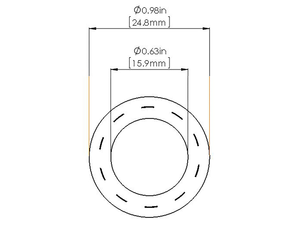aFe Magnum FORCE Replacement Fuel Hose Kit - 36" L x 5/8" ID