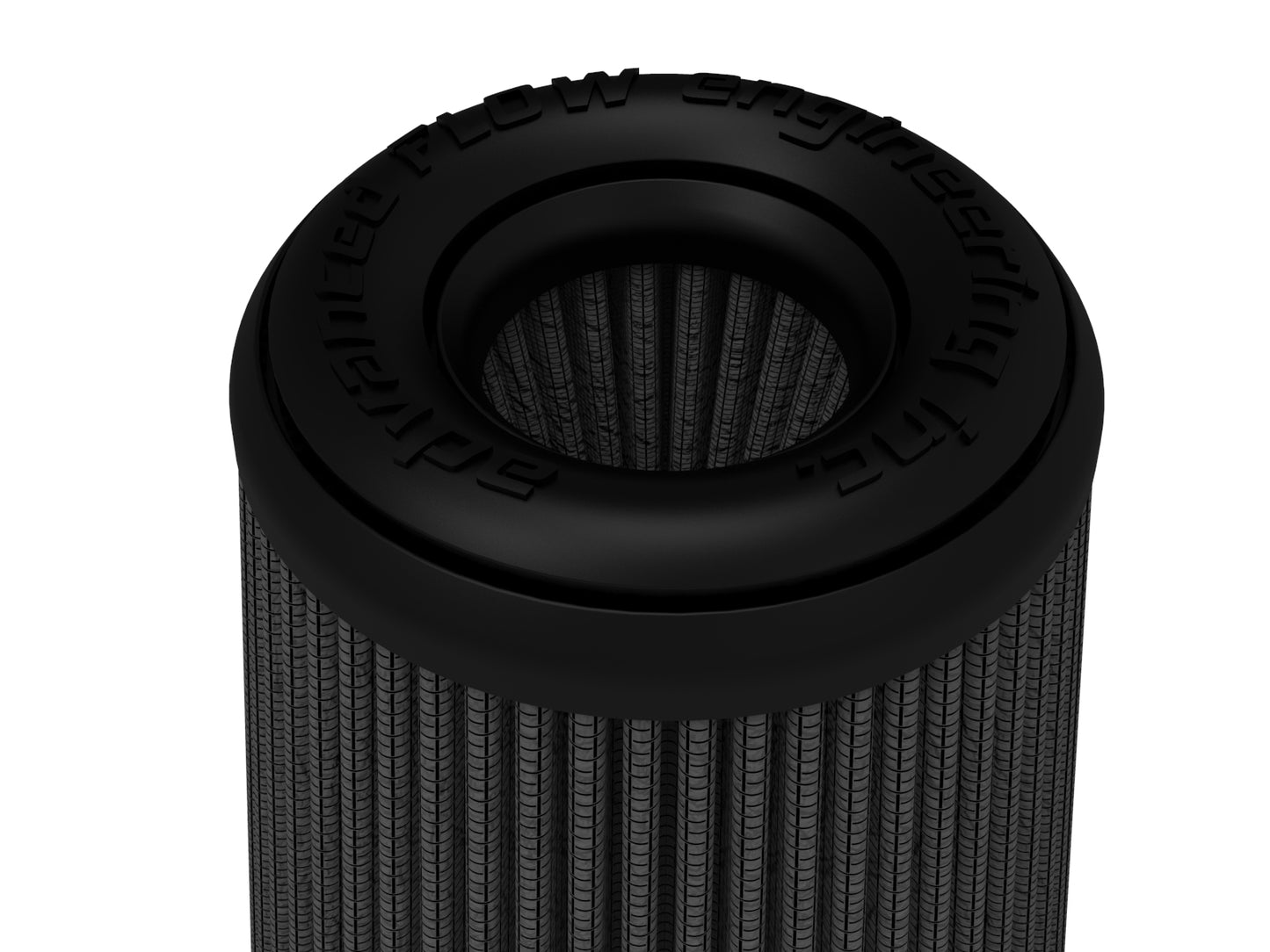 aFe Momentum Intake Replacement Air Filter w/ Black Pro 5R Media (Pair) - Flange Inside Diameter 3.50 in, Height 6 in