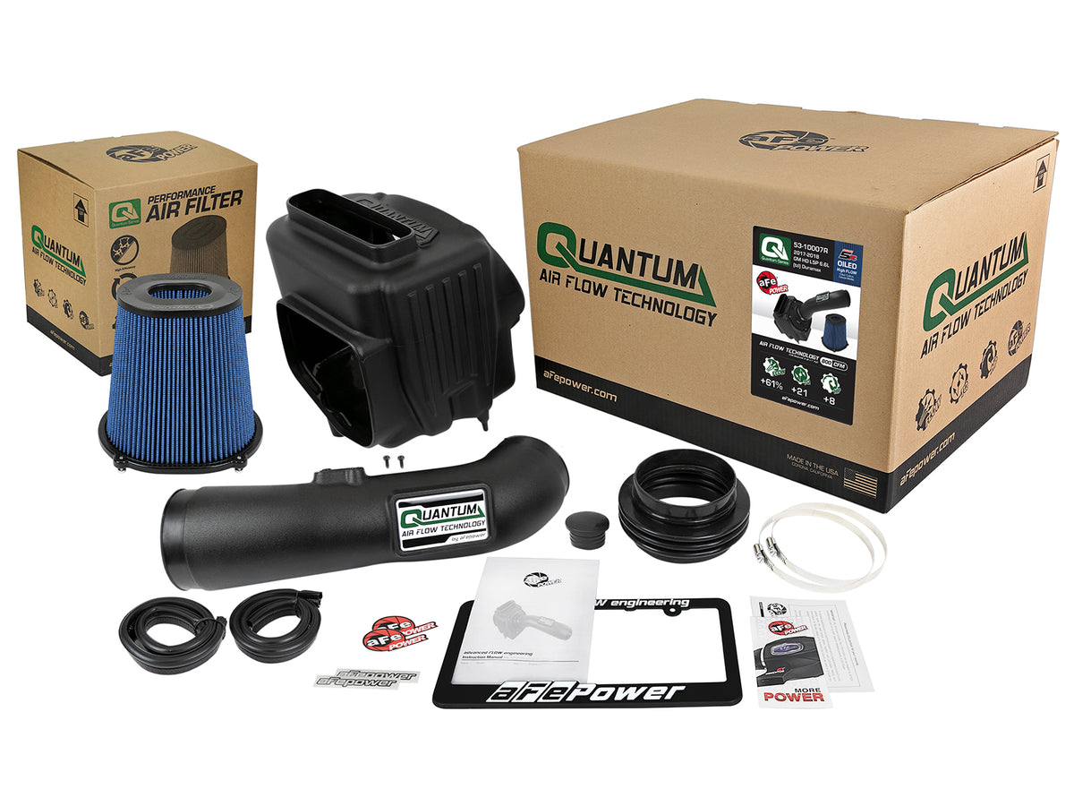 aFe QUANTUM Cold Air Intake System w/ Pro 5R Filter - Chevy/GMC 2017-2019 6.6L