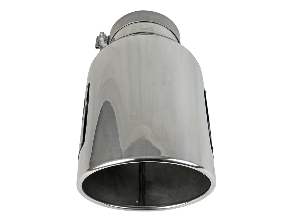 aFe MACH Force-Xp 304 Stainless Steel Clamp-on Exhaust Tip Polished - 49T50801-P15