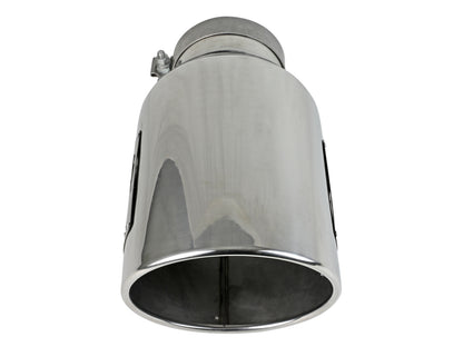 aFe MACH Force-Xp 304 Stainless Steel Clamp-on Exhaust Tip Polished - 49T50801-P15
