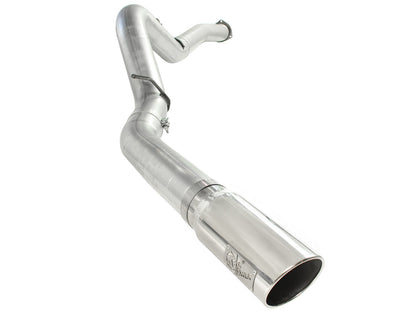 aFe ATLAS 5 IN Aluminized Steel DPF-Back Exhaust System w/Polished Tip - Chevy/GMC 2007-2010 6.6L