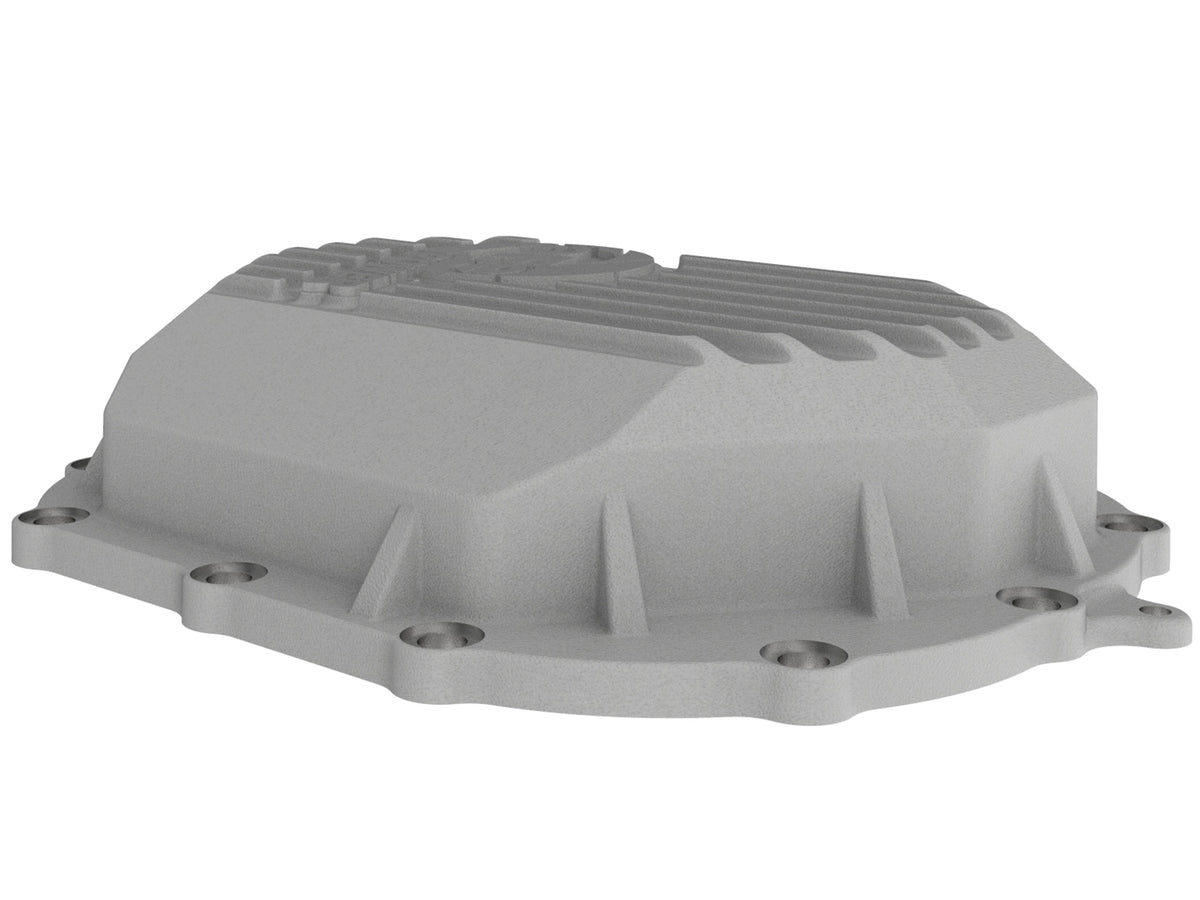 aFe Street Series Front Differential Cover Raw w/ Machined Fins - Chevy/GMC 2011-2020 6.0L/6.6L
