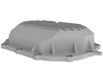 aFe Street Series Front Differential Cover Raw w/ Machined Fins - Chevy/GMC 2011-2020 6.0L/6.6L