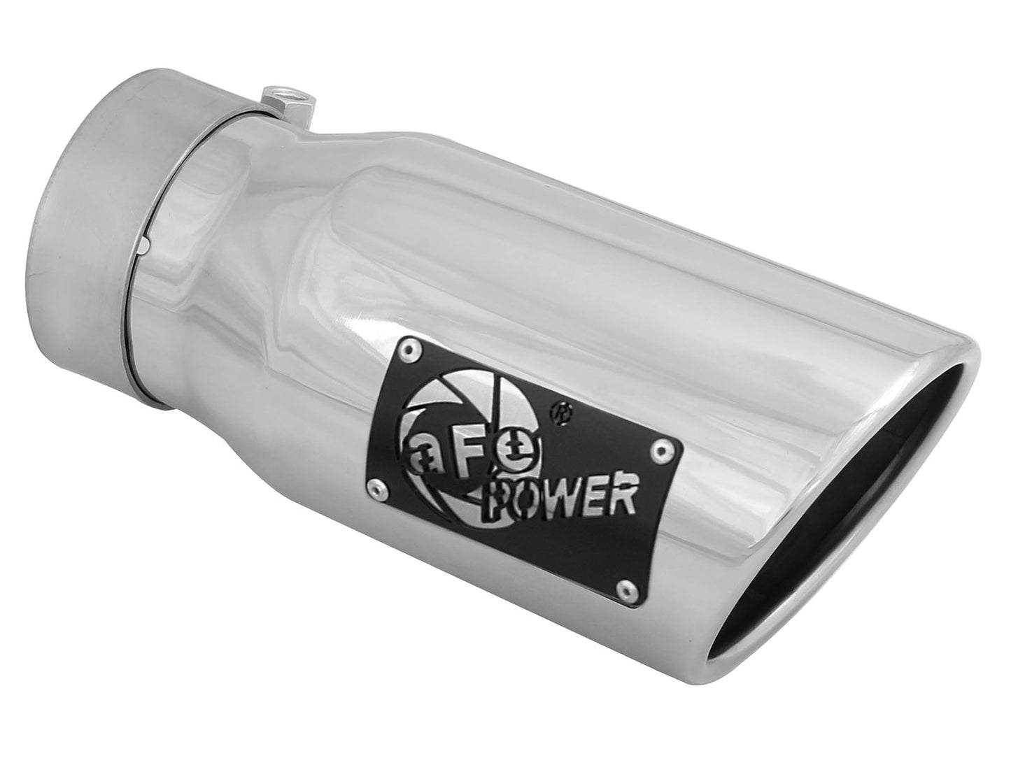 aFe MACH Force-Xp 304 Stainless Steel Clamp-on Exhaust Tip Polished - 49T30401-P09