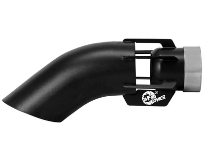 aFe MACH Force-Xp 304 Stainless Steel Clamp-on Exhaust Tip Black - 49T30401-B151