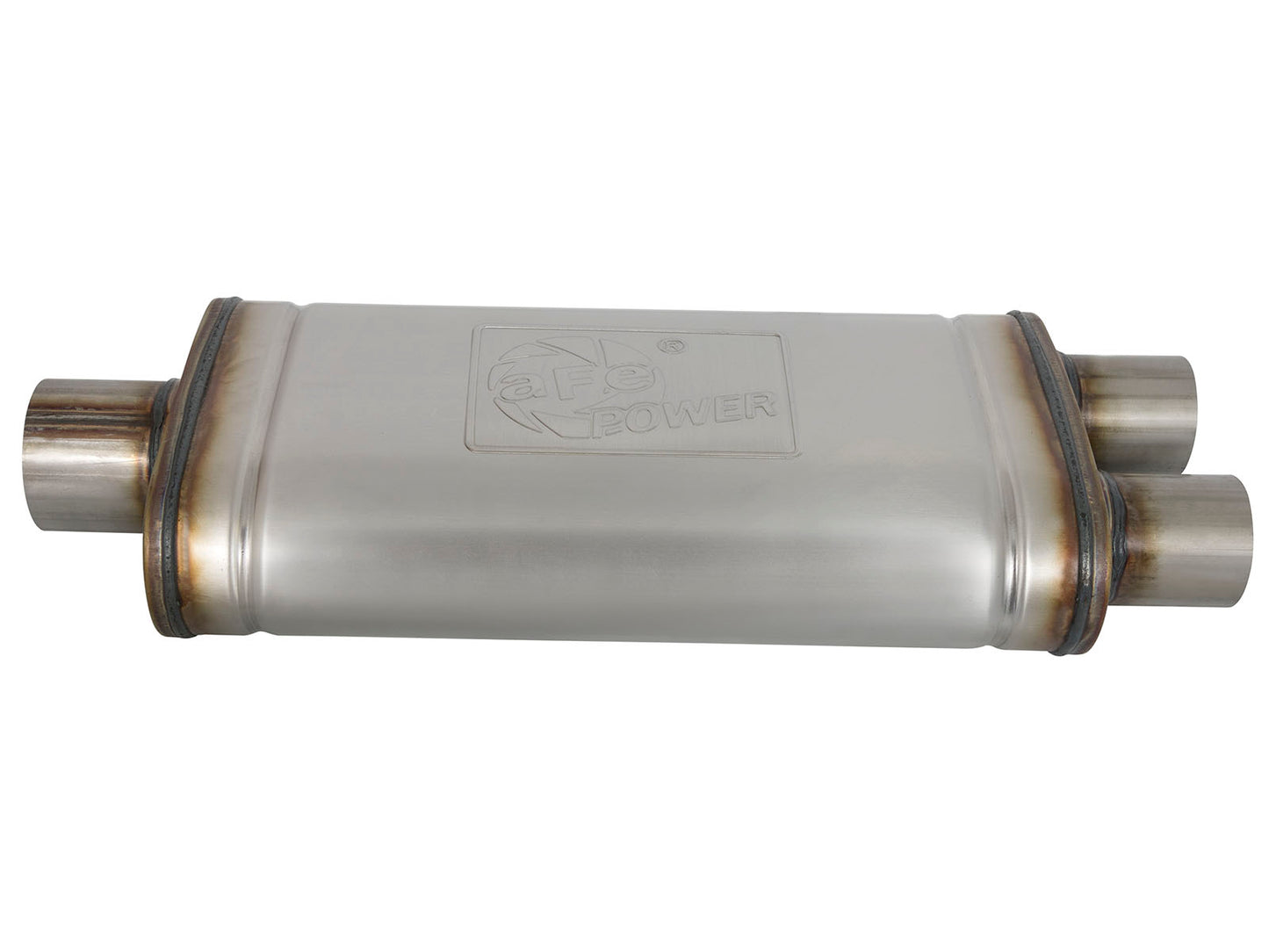 aFe MACH Force-Xp 409 Stainless Steel Pass-Through Muffler - 49M00018