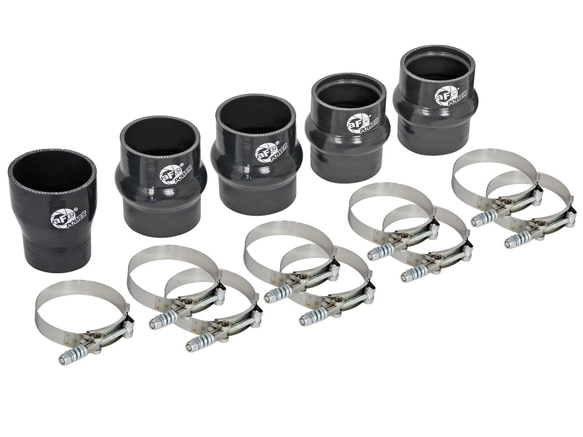 aFe BladeRunner Intercooler Couplings & Clamps Kit; aFe Tubes Only - GM 2011-2016 6.6L