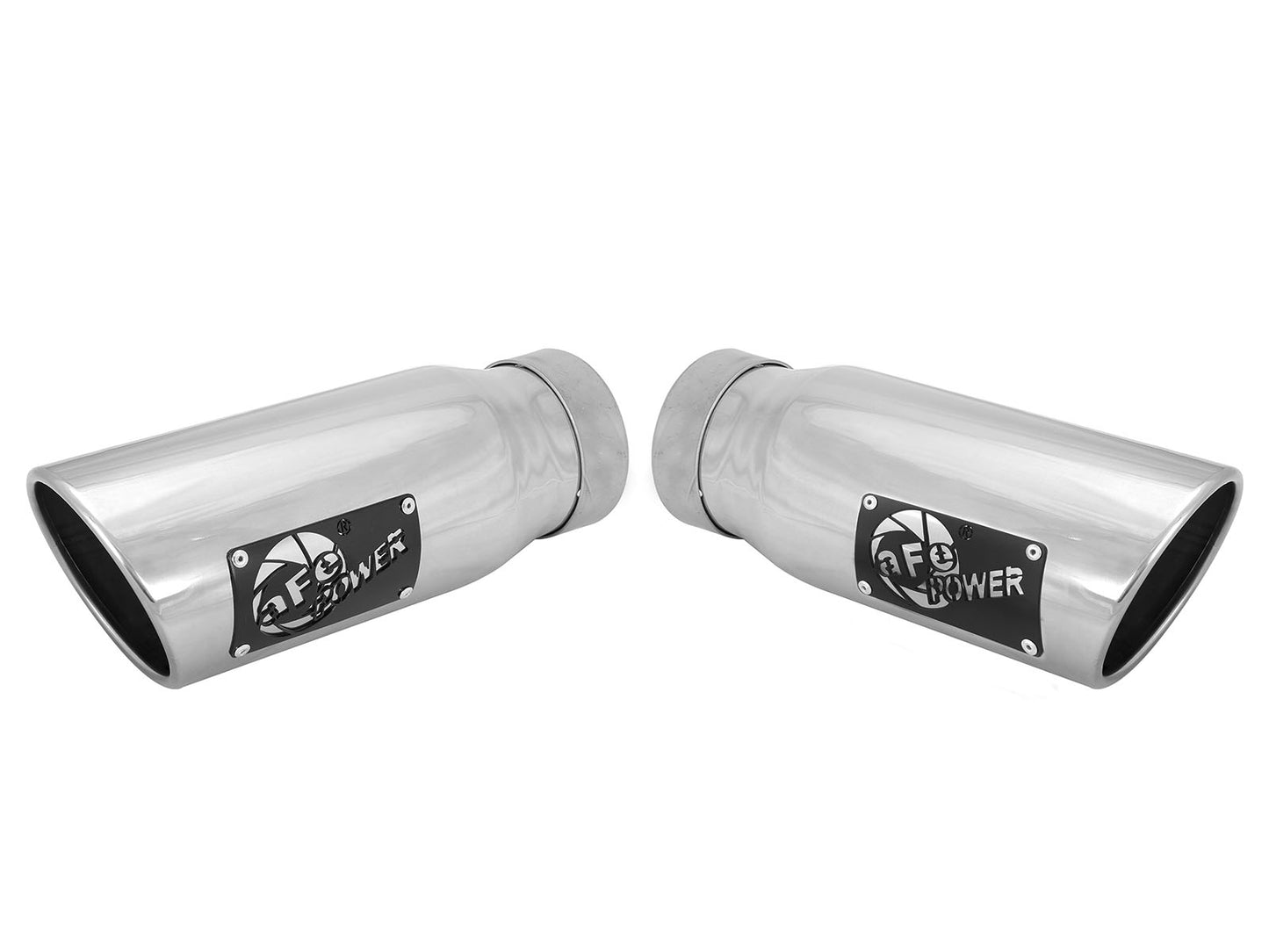aFe MACH Force-Xp 304 Stainless Steel Clamp-on Exhaust Tip Polished - 49T35456-P12
