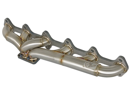aFe Twisted Steel 304 Stainless Steel Header w/ T3 Turbo Flange