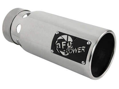 aFe SATURN 4S 304 Stainless Steel Intercooled Clamp-on Exhaust Tip Polished