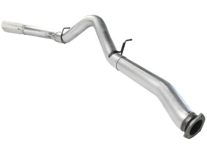 aFe ATLAS 5 IN Aluminized Steel DPF-Back Exhaust System w/Polished Tip - Chevy/GMC 2007-2010 6.6L