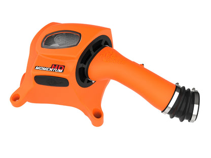 aFe Momentum HD Cold Air Intake System Orange w/ Pro DRY S Filter - 2008-2021 4.5L
