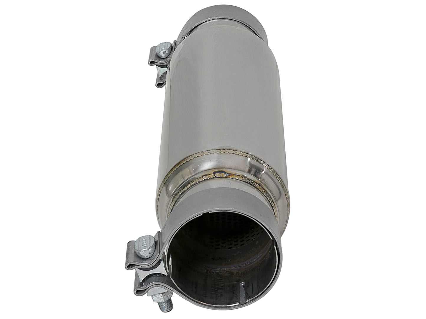 aFe MACH Force-Xp 304 Stainless Steel 3 IN Inet/Outlet Resonator 12 IN L