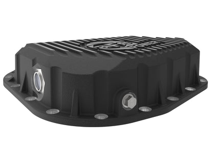 aFe Pro Series Rear Differential Cover Black w/ Machined Fins - Ford 2023-2026 6.7L/7.3L