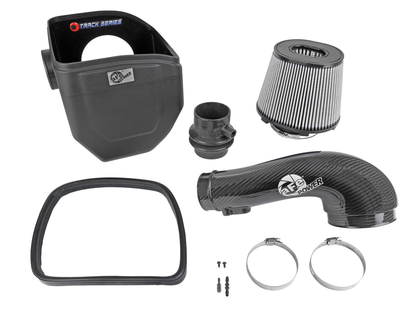 aFe Track Series Carbon Fiber Intake System w/ Pro DRY S Filter