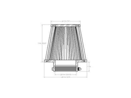 aFe Magnum FORCE Intake Replacement Air Filter w/ D2 Dura-Dry Media - 21-90023V