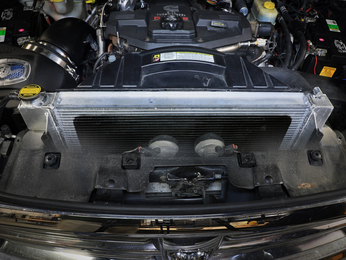 aFe BladeRunner Street Series High Capacity Aluminum Radiator - Dodge/Ram 2010-2012 6.7L