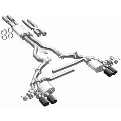 MagnaFlow xMOD Series Carbon Fiber Tips Cat-Back System 19535