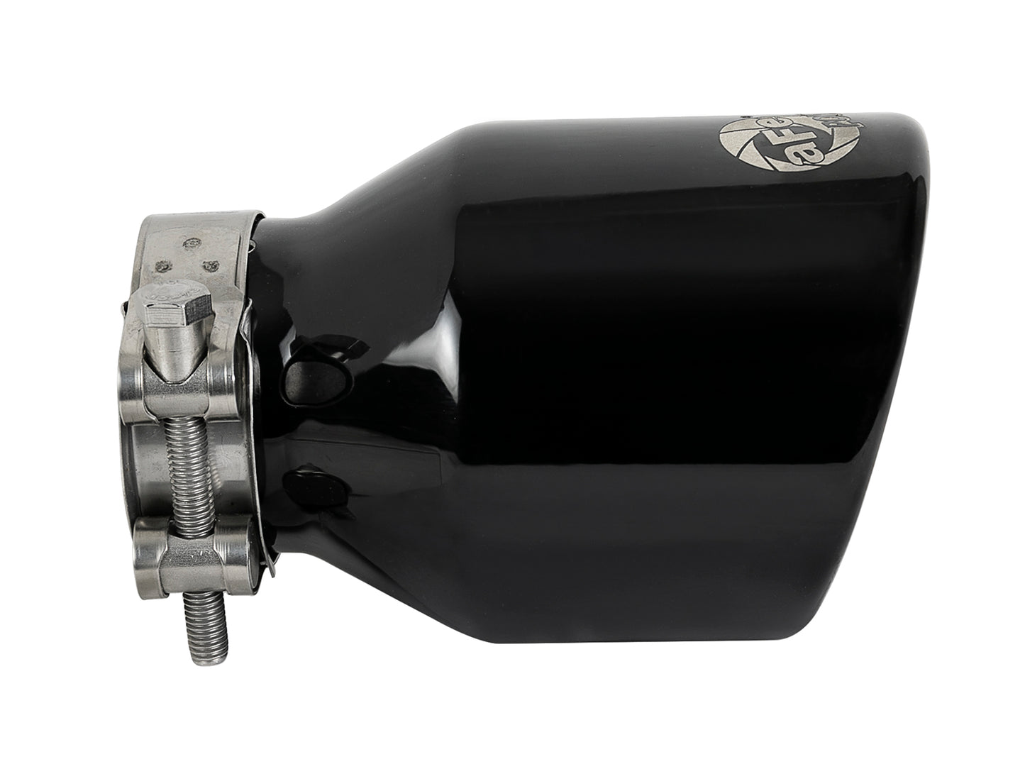 aFe MACH Force-Xp 409 Stainless Steel Clamp-on Exhaust Tip Black - 49T25404-B06