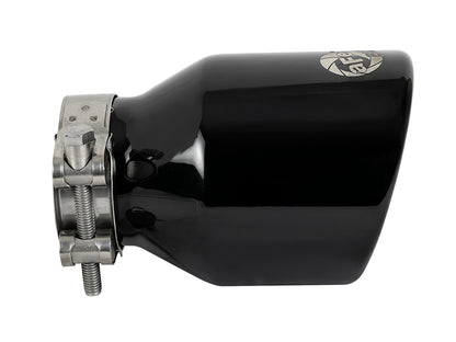 aFe MACH Force-Xp 409 Stainless Steel Clamp-on Exhaust Tip Black - 49T25404-B06