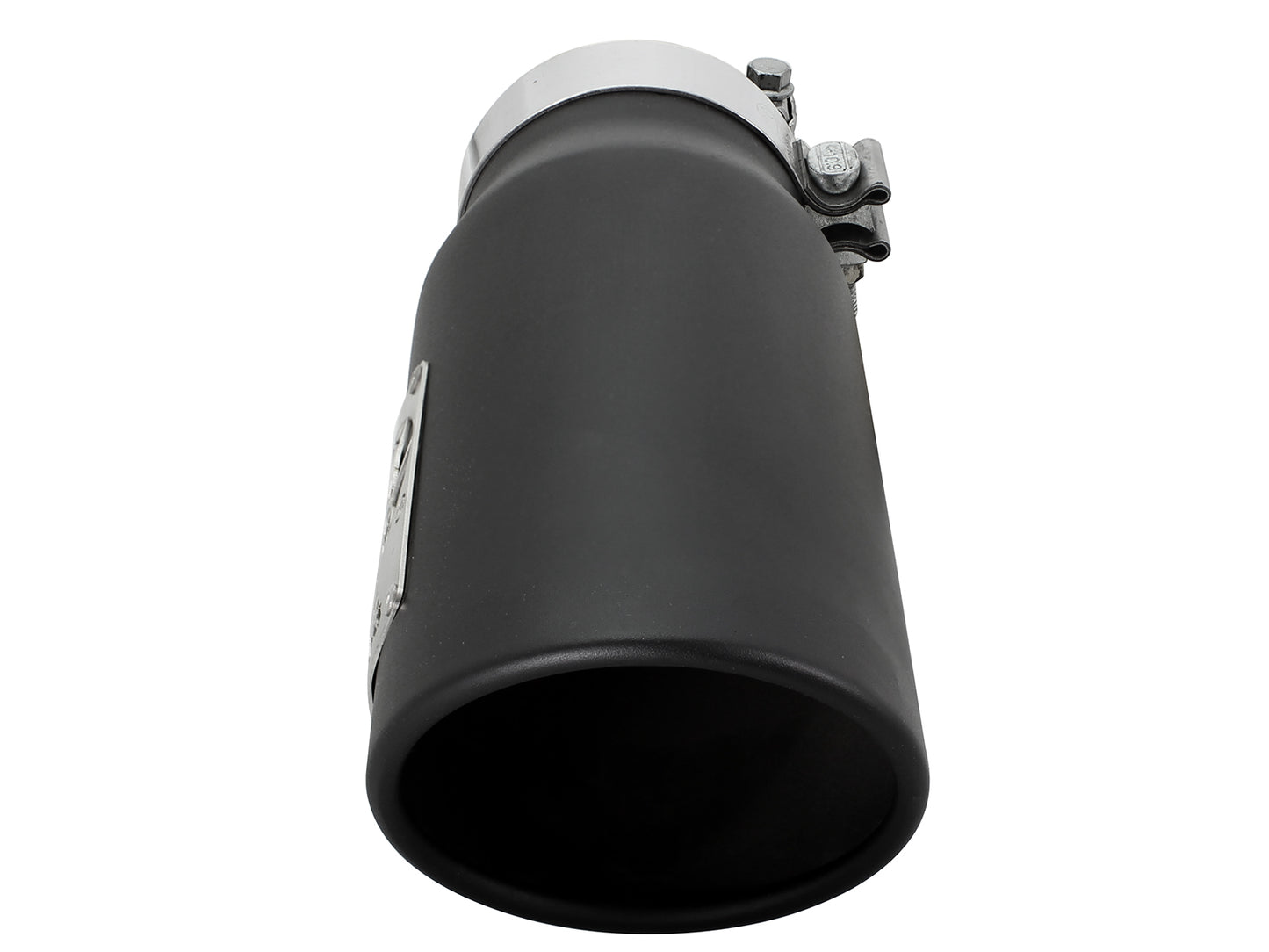 aFe MACH Force-Xp 409 Stainless Steel Clamp-on Exhaust Tip Black - 49T40506-B12